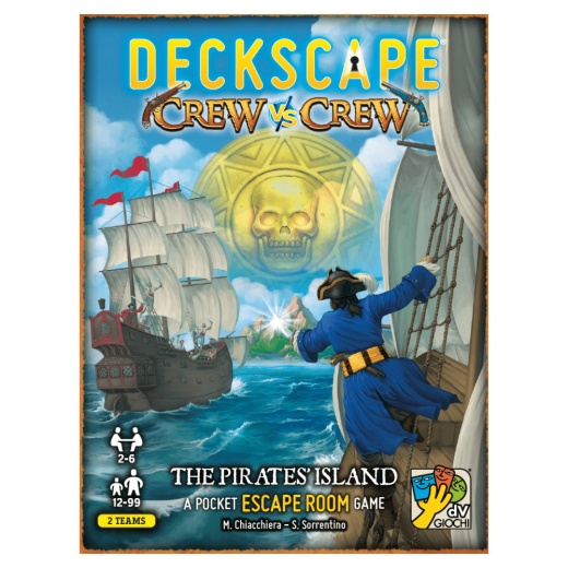 Deckscape: Crew vs Crew - Pirate's Island i gruppen SELSKABSSPIL / Kortspil hos Spelexperten (DVG5733)