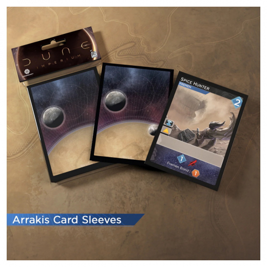 Dune: Imperium Sleeves 63,5 x 88 mm - Arrakis i gruppen SELSKABSSPIL / Tilbehør / Sleeves hos Spelexperten (DWD01006)