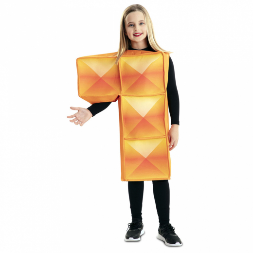 Tetris kostume til børn - Orange i gruppen Nyheder hos Spelexperten (E707082-T02)