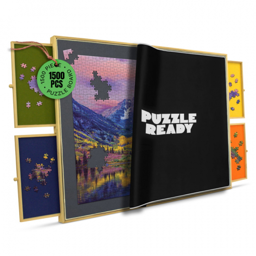 Puzzle Ready Puzzle Board Cover & Storage Trays 1500 Brikker i gruppen PUSLESPIL / Tilbehør hos Spelexperten (EB-PZ-002)