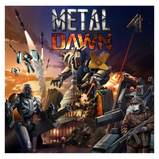 Metal Dawn - Kickstarter Tech War Deluxe Ed. i gruppen SELSKABSSPIL / Strategispil hos Spelexperten (EEMD1)