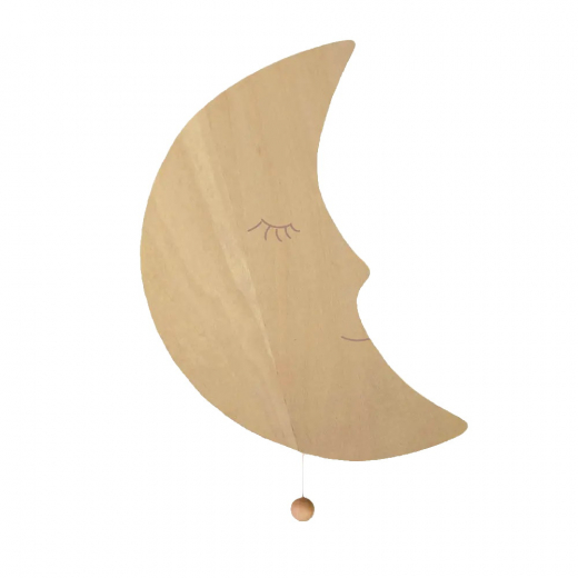 Vægspilledåse Måne i gruppen LEGETØJ / Børne- & baby / Rangler & musikdåser hos Spelexperten (EG319003)