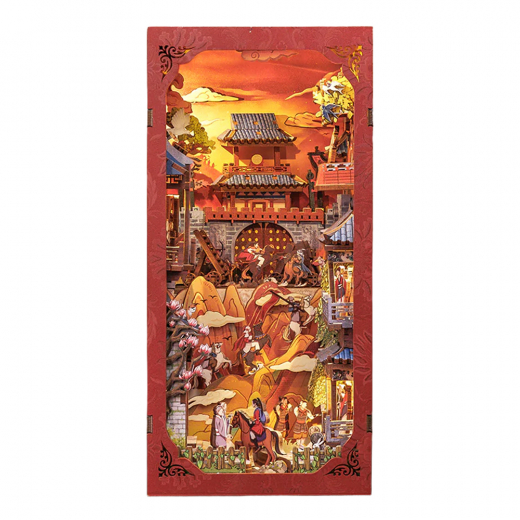 Cutebee Book Nook - The Legend of Mulan i gruppen PUSLESPIL / Book Nook / hos Spelexperten (EK02B)