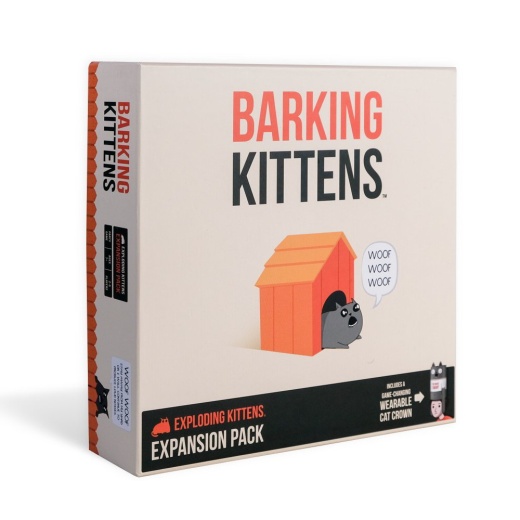 Exploding Kittens: Barking Kittens (Exp.) i gruppen SELSKABSSPIL / Udvidelser hos Spelexperten (EKGBARK1)