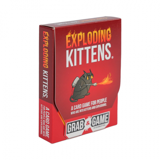 Exploding Kittens Grab & Game (EN) i gruppen SELSKABSSPIL / Spilserier / Exploding Kittens hos Spelexperten (EKGGEKG48)
