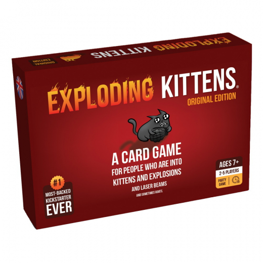 Exploding Kittens Original Ed. (Eng.) i gruppen SELSKABSSPIL / Kortspil hos Spelexperten (EKGORG11)