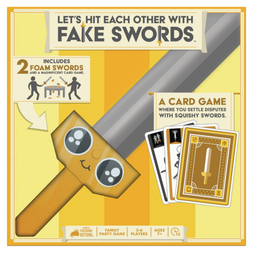 Let's Hit Each Other With Fake Swords i gruppen SELSKABSSPIL / Partyspil hos Spelexperten (EKGSWRDCORESM3)