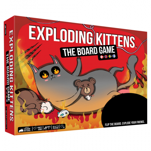 Exploding Kittens: The Board Game (DK) i gruppen SELSKABSSPIL / Spilserier / Exploding Kittens hos Spelexperten (EKIBG01NOR)