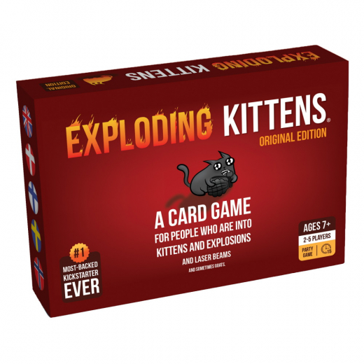 Exploding Kittens Original Ed. (DK) i gruppen SELSKABSSPIL / Kortspil hos Spelexperten (EKIEK01NOR)