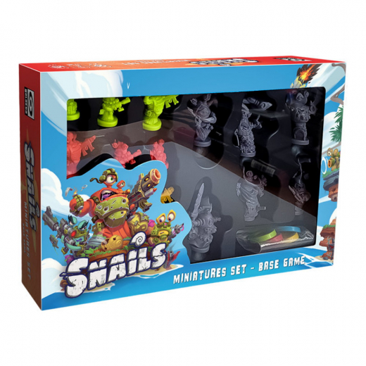 Snails: Miniatures Set - Base Game (Exp.) i gruppen SELSKABSSPIL / Udvidelser hos Spelexperten (EN-SNL04)