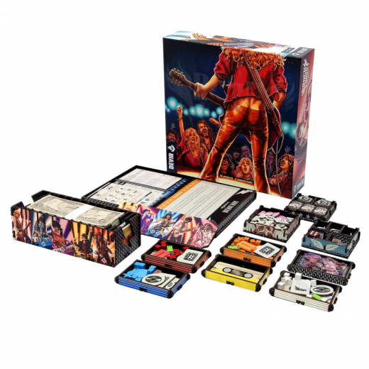 e-Raptor Insert - Rock Hard: 1977 UV Print i gruppen SELSKABSSPIL / Tilbehør / Inserts & Organizers hos Spelexperten (ERP8222)