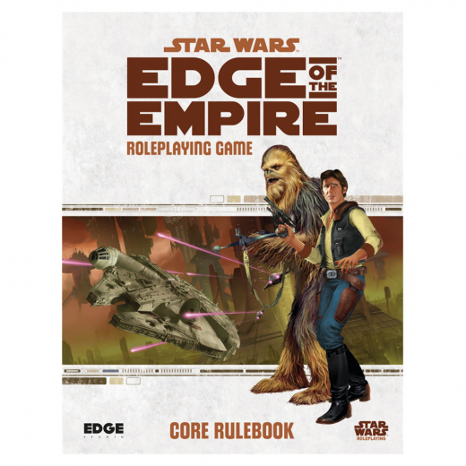 Star Wars RPG: Edge of the Empire - Core Rulebook i gruppen SELSKABSSPIL / Rollespil / Star Wars RPG hos Spelexperten (ESSWE02EN)