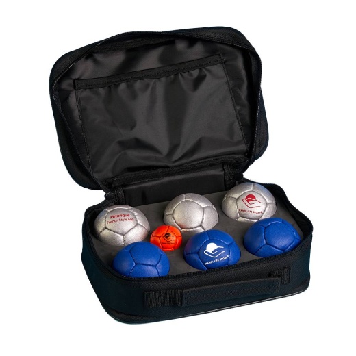 Blød Boule 600 Blue/Silver i gruppen UDENDØRSSPIL / Petanque hos Spelexperten (EXP2068-BS)