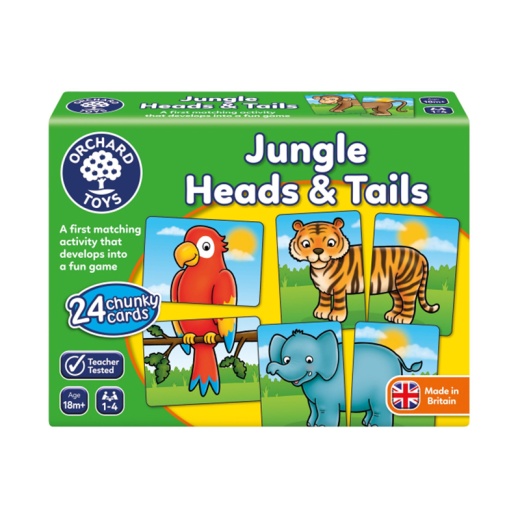 Jungle Heads & Tails i gruppen SELSKABSSPIL / Børnespil hos Spelexperten (F-058)