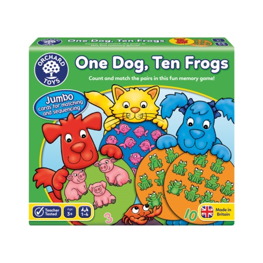 One Dog, Ten Frogs i gruppen SELSKABSSPIL / Pædagogiske spil hos Spelexperten (F-066)