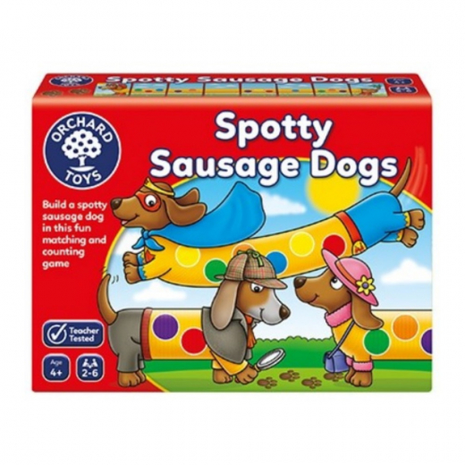 Spotty Sausage Dogs i gruppen SELSKABSSPIL / Børnespil hos Spelexperten (F-104)