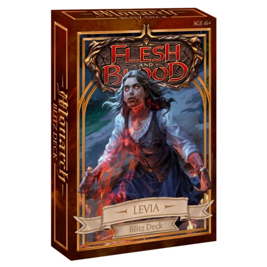 Flesh and Blood TCG: Monarch - Levia Blitz Deck i gruppen SELSKABSSPIL / Kortspil hos Spelexperten (FAB2102-LEV)