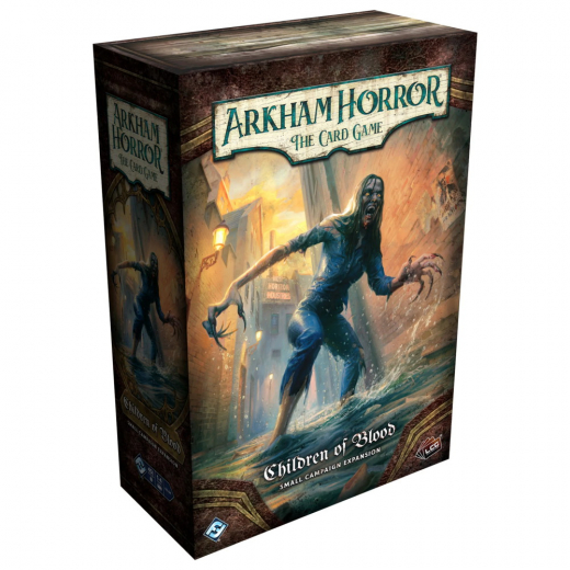 Arkham Horror: TCG Children of Blood - Small Campaign Expansion i gruppen SELSKABSSPIL / Spilserier / Arkham Horror the Card Game hos Spelexperten (FAHC106)