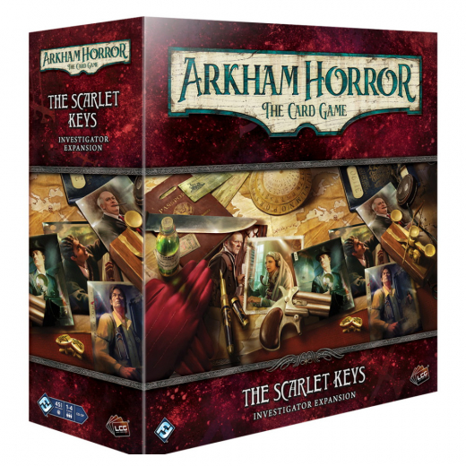 Arkham Horror: TCG - The Scarlet Keys Investigator Expansion i gruppen SELSKABSSPIL / Udvidelser hos Spelexperten (FAHC69)
