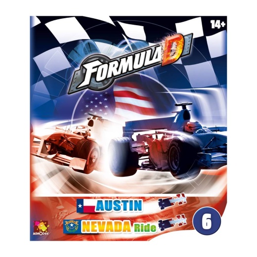 Formula D: Circuits 6 - Austin & Nevada Ride (Exp.) i gruppen SELSKABSSPIL / Udvidelser hos Spelexperten (FDC6)