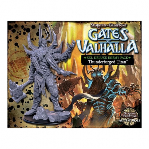 Shadows of Brimstone: Gates of Valhalla - Thunderforged Titan (Exp.) i gruppen SELSKABSSPIL / Udvidelser hos Spelexperten (FFP07DE11)