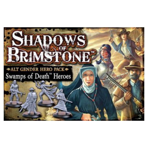 Shadows of Brimstone: Swamps of Death - Alt Gender Hero Pack (Exp.) i gruppen SELSKABSSPIL / Udvidelser hos Spelexperten (FFP07H02)