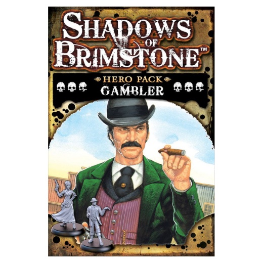 Shadows of Brimstone: Gambler Hero Pack (Exp.) i gruppen SELSKABSSPIL / Udvidelser hos Spelexperten (FFP07H06)