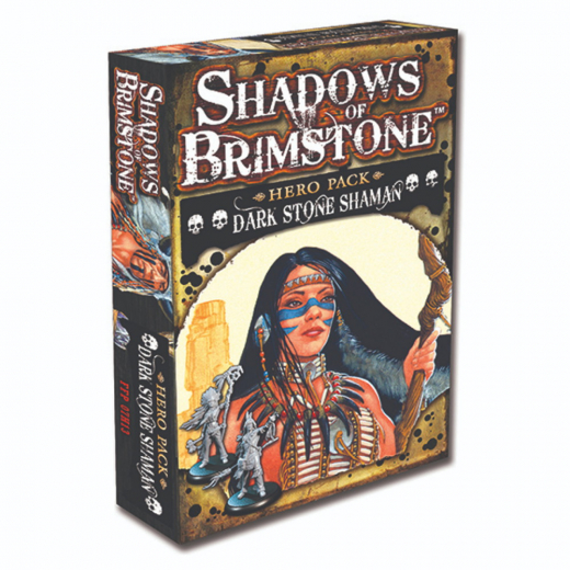 Shadows of Brimstone: Dark Stone Shaman Hero Pack (Exp.) i gruppen SELSKABSSPIL / Spilserier / Shadows of Brimstone hos Spelexperten (FFP07H13)