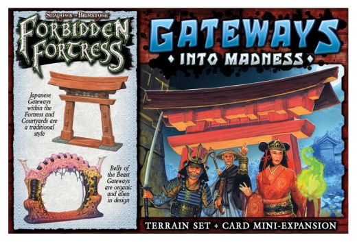 Shadows of Brimstone: Forbidden Fortress -  Gateways Into Madness (Exp.) i gruppen SELSKABSSPIL / Udvidelser hos Spelexperten (FFP07T02)