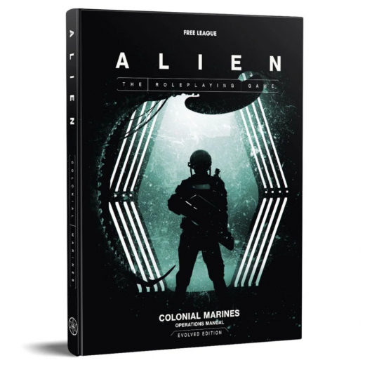 ALIEN RPG: Colonial Marines Operations Manual - Evolved Edition i gruppen SELSKABSSPIL / Rollespil / ALIEN - The Roleplaying Game hos Spelexperten (FLFALE023)