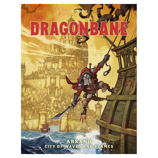 Dragonbane RPG: Arkand - City of Waves and Flames i gruppen SELSKABSSPIL / Rollespil hos Spelexperten (FLFDGB019)