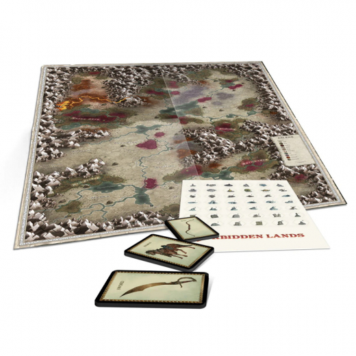 Forbidden Lands RPG: The Bloodmarch - Map & Cards i gruppen SELSKABSSPIL / Rollespil / Forbidden Lands hos Spelexperten (FLFFBL018)