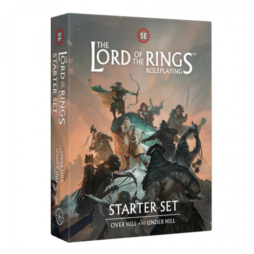 The Lord of the Rings RPG 5E: Starter Set - Over Hill and Under Hill i gruppen SELSKABSSPIL / Rollespil / The Lord of the Rings RPG 5E hos Spelexperten (FLFLTR006)
