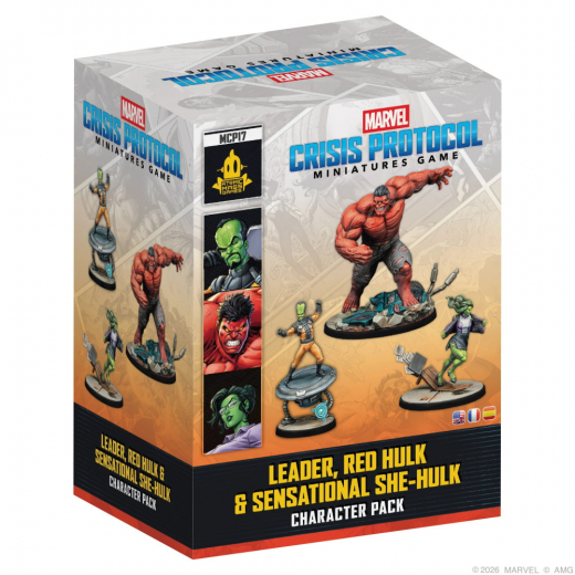 Marvel: Crisis Protocol - Leader, Red Hulk & Sensational She-Hulk (Exp.) i gruppen SELSKABSSPIL / Spilserier / Marvel Crisis Protocol hos Spelexperten (FMCP17)