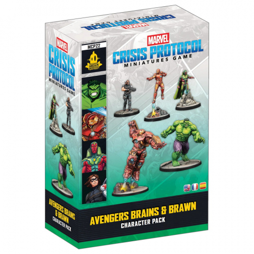 Marvel: Crisis Protocol - Avengers Brains & Brawn (Exp.) i gruppen SELSKABSSPIL / Spilserier / Marvel Crisis Protocol hos Spelexperten (FMCP22)