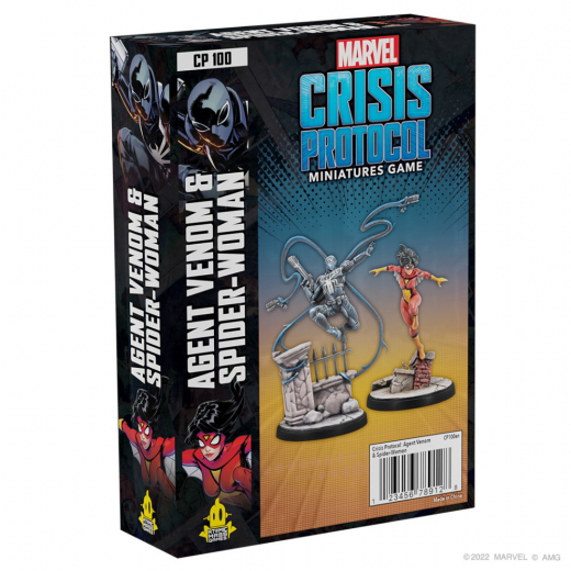 Marvel: Crisis Protocol - Agent Venom and Spider-Woman (Exp.) i gruppen SELSKABSSPIL / Udvidelser hos Spelexperten (FMSG100)