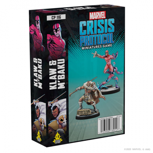 Marvel: Crisis Protocol - Klaw and M'Baku (Exp.) i gruppen SELSKABSSPIL / Udvidelser hos Spelexperten (FMSG116)