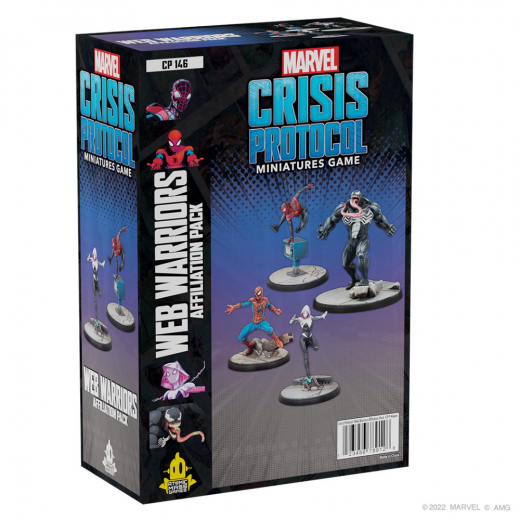 Marvel: Crisis Protocol - Web Warriors Affiliation Pack (Exp.) i gruppen SELSKABSSPIL / Udvidelser hos Spelexperten (FMSG146)