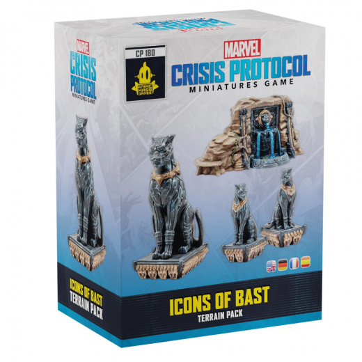 Marvel: Crisis Protocol - Icons of Bast Terrain Pack (Exp.) i gruppen SELSKABSSPIL / Udvidelser hos Spelexperten (FMSG180)