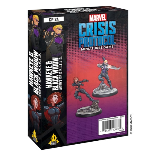 Marvel: Crisis Protocol - Hawkeye and Black Widow (Exp.) i gruppen SELSKABSSPIL / Udvidelser hos Spelexperten (FMSG24)