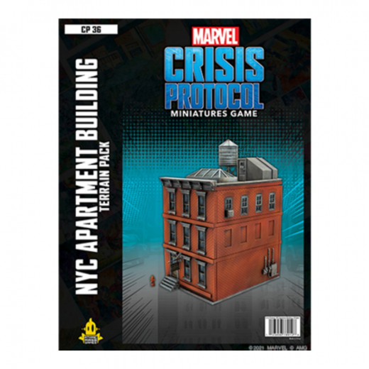 Marvel: Crisis Protocol - NYC Apartment Building Terrain Pack (Exp.) i gruppen SELSKABSSPIL / Udvidelser hos Spelexperten (FMSG36)