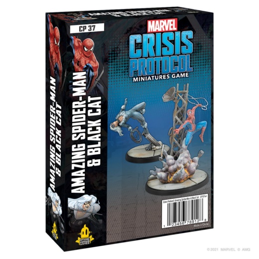 Marvel: Crisis Protocol - Amazing Spider-Man and Black Cat (Exp.) i gruppen SELSKABSSPIL / Udvidelser hos Spelexperten (FMSG37)