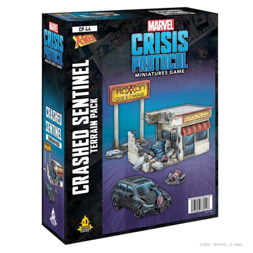 Marvel: Crisis Protocol - Crashed Sentinel Terrain Pack (Exp.) i gruppen SELSKABSSPIL / Udvidelser hos Spelexperten (FMSG44)