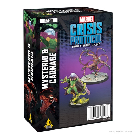 Marvel: Crisis Protocol - Mysterio and Carnage (Exp.) i gruppen SELSKABSSPIL / Udvidelser hos Spelexperten (FMSG50)