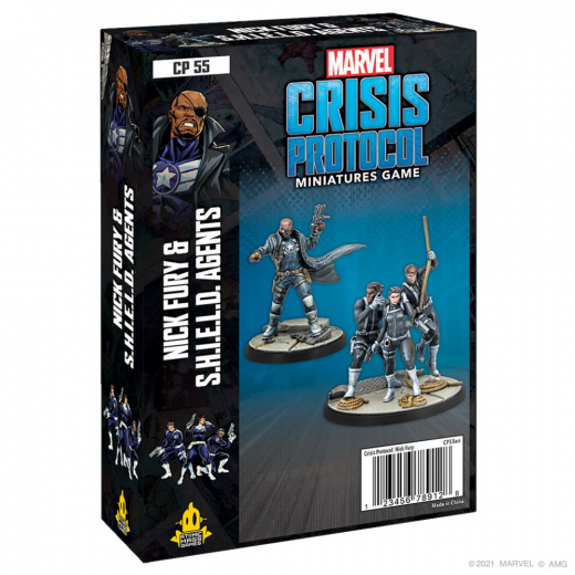 Marvel: Crisis Protocol - Nick Fury and S.H.I.E.L.D. Agents (Exp.) i gruppen SELSKABSSPIL / Udvidelser hos Spelexperten (FMSG55)