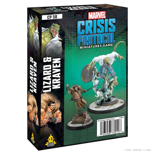 Marvel: Crisis Protocol - Lizard and Kraven (Exp.) i gruppen SELSKABSSPIL / Udvidelser hos Spelexperten (FMSG58)