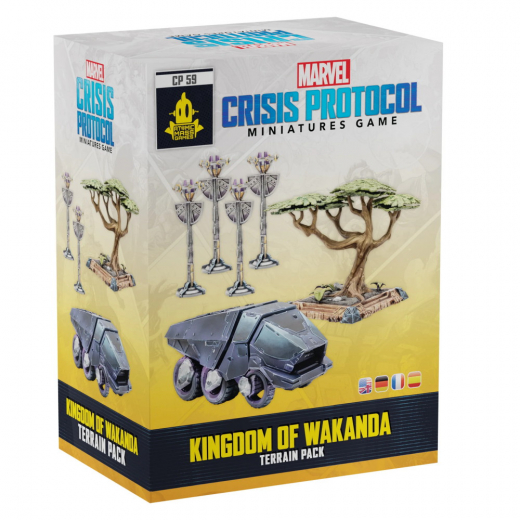Marvel: Crisis Protocol - Kingdom of Wakanda Terrain Pack (Exp.) i gruppen SELSKABSSPIL / Udvidelser hos Spelexperten (FMSG59)