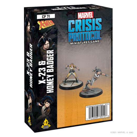 Marvel: Crisis Protocol - X-23 and Honey Badger (Exp.) i gruppen SELSKABSSPIL hos Spelexperten (FMSG71)