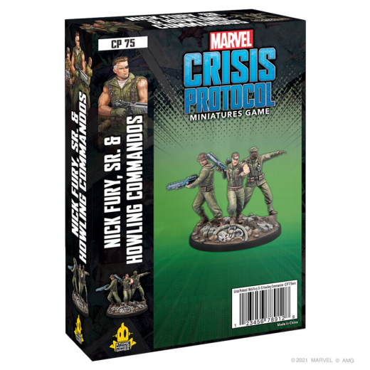 Marvel: Crisis Protocol - Nick Fury, Sr. and the Howling Commandos (Exp.) i gruppen SELSKABSSPIL / Udvidelser hos Spelexperten (FMSG75)