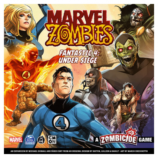 Marvel Zombies: A Zombicide Game - Fantastic Four: Under Siege (Exp.) i gruppen SELSKABSSPIL / Udvidelser hos Spelexperten (FMZB004)